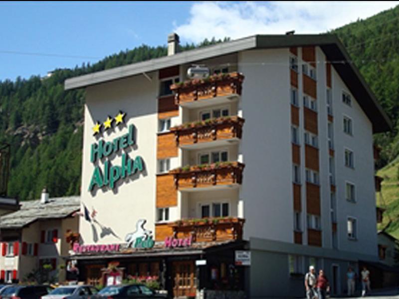Hotel Alpha Саас-Грунд Экстерьер фото